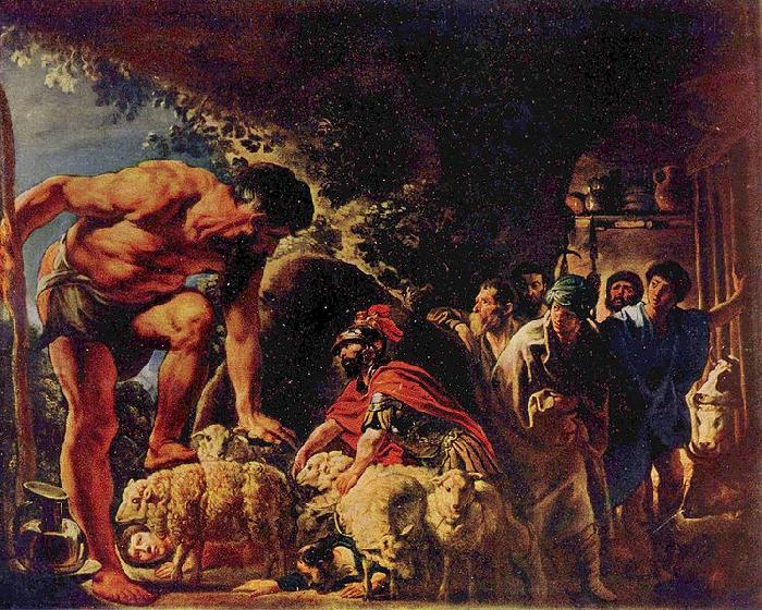 Jacob Jordaens Cave of Polyphemus oil painting picture